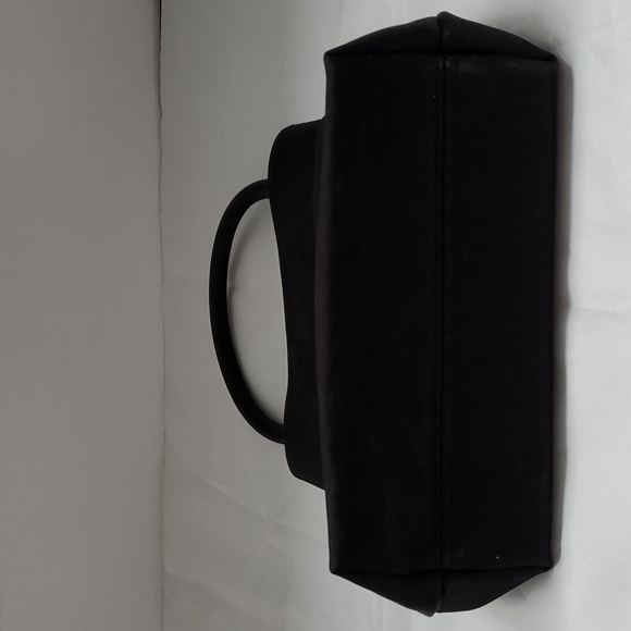 Satin Black Evening Bag - Picture 2 of 9